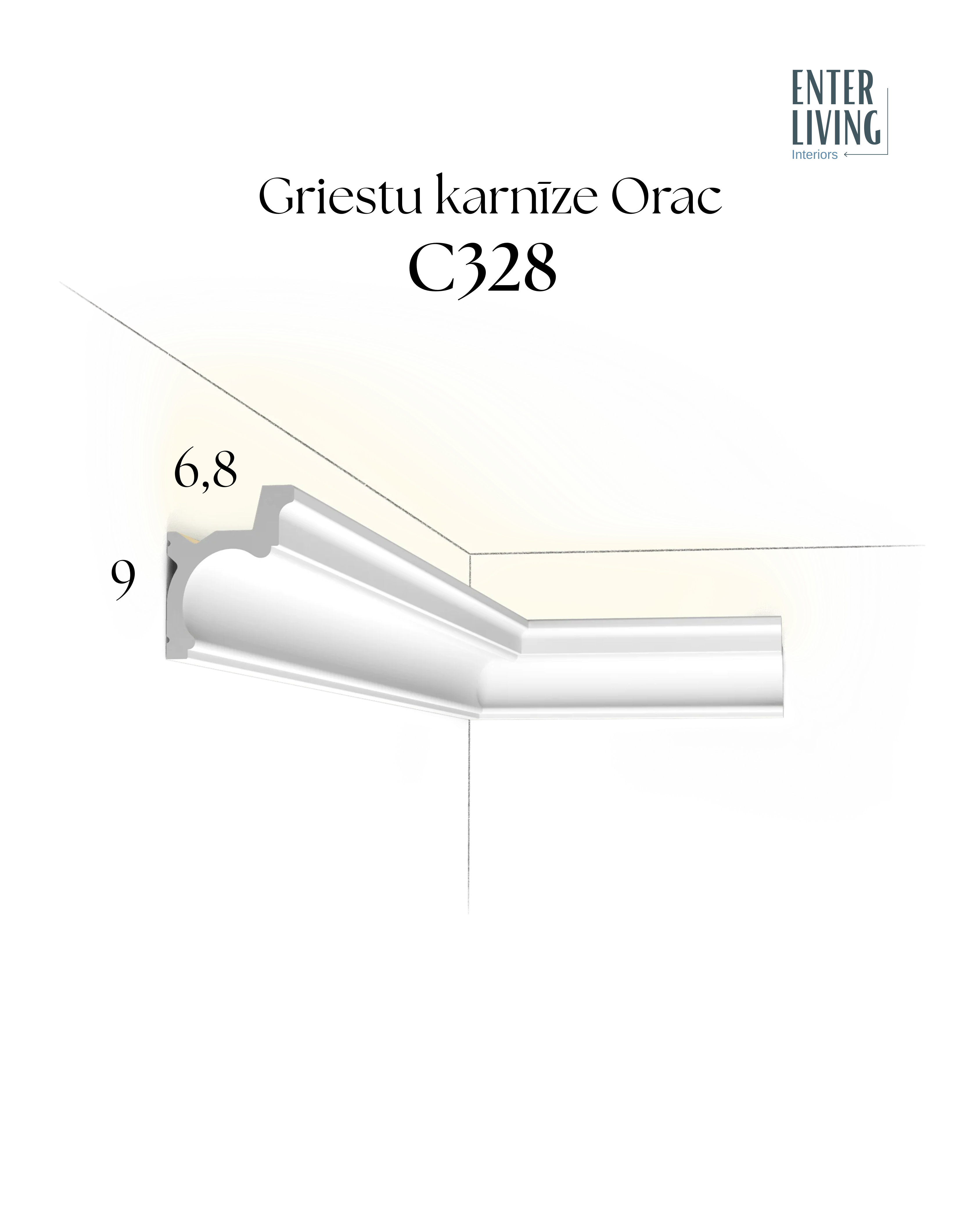 C328 Karnīze 200 x 9 x 6.8 cm