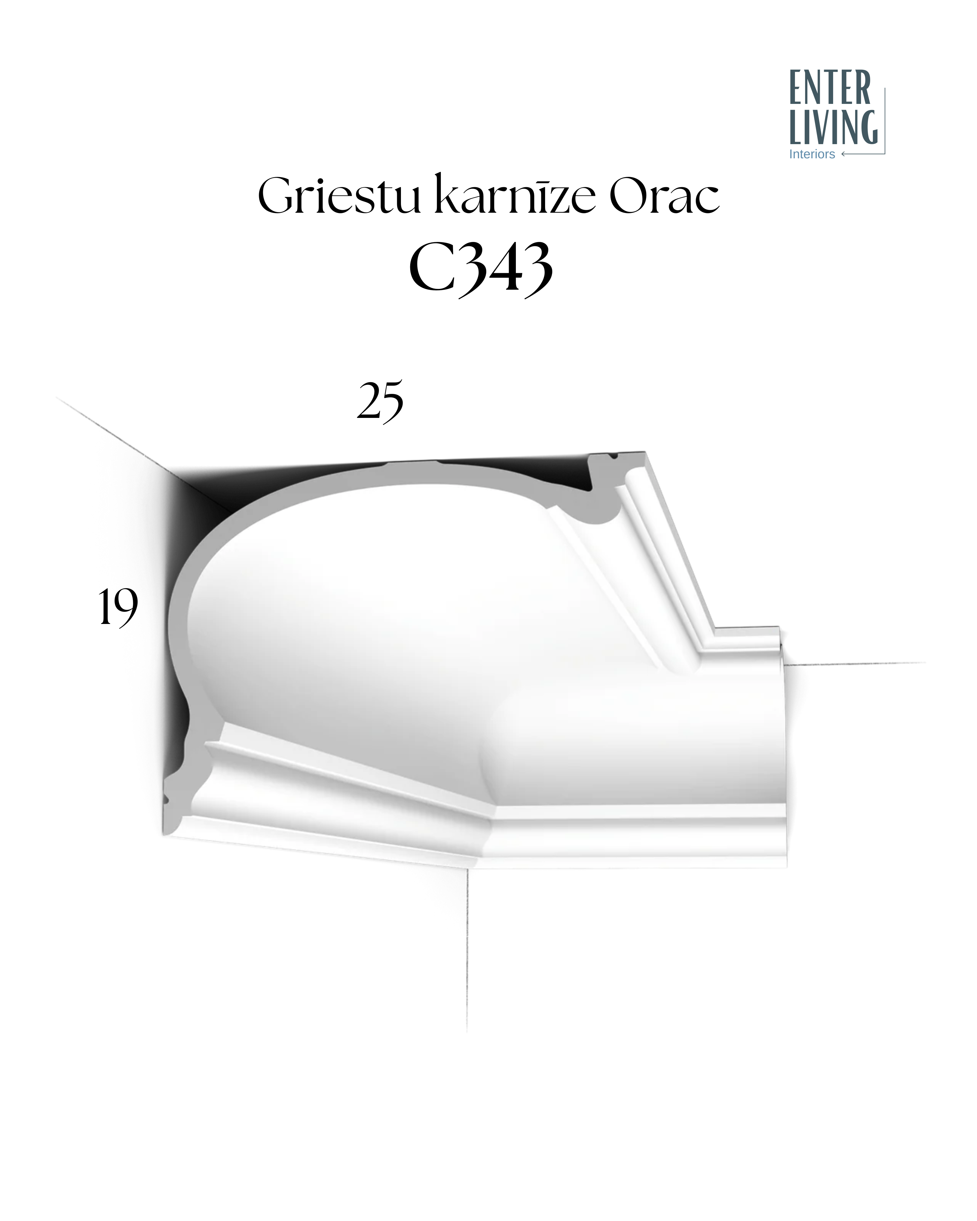 C343 Karnīze 200 x 25 x 19 cm
