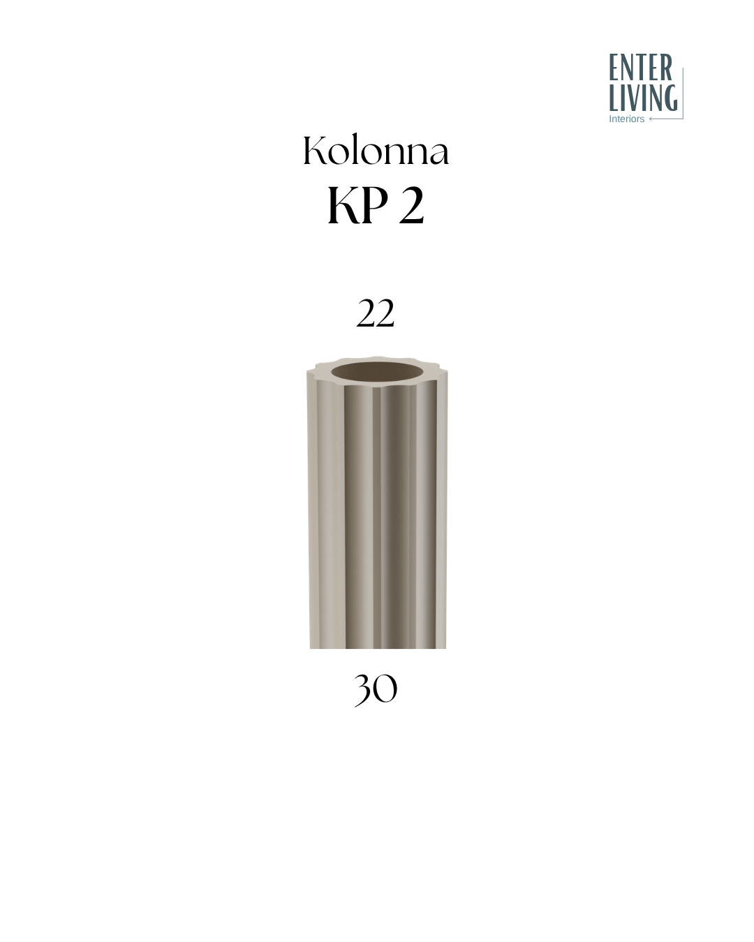 KP 2 Fasādes kolonna 200 x 30 cm
