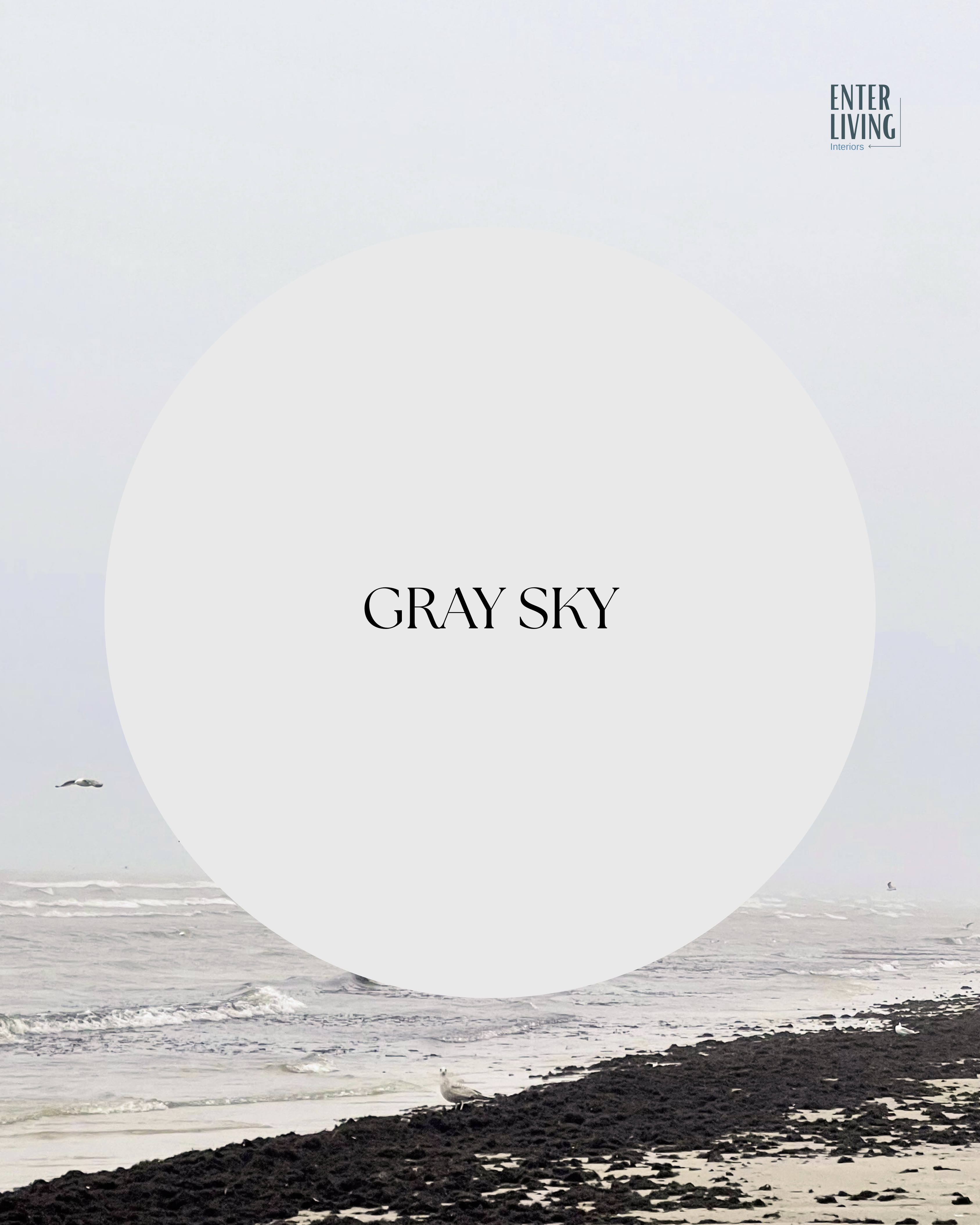 Interjera krāsa Gray sky