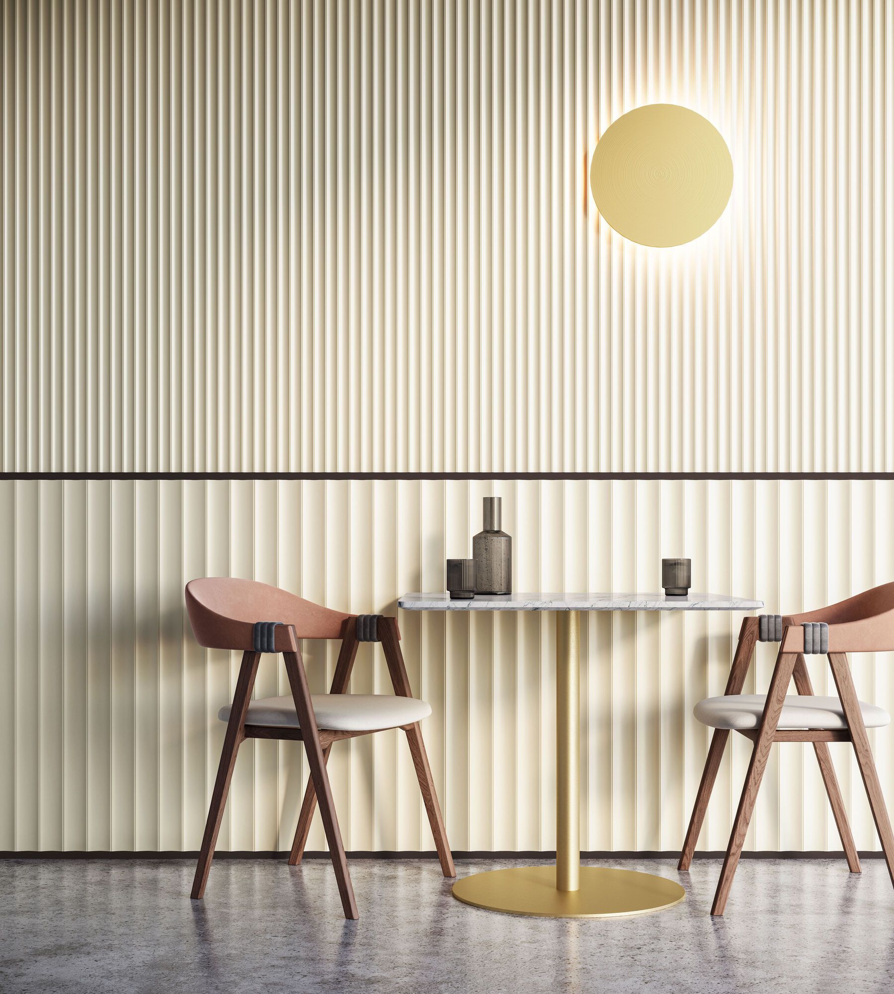 W109 Sienas panelis Valley 200 x 1.3 x 25 cm