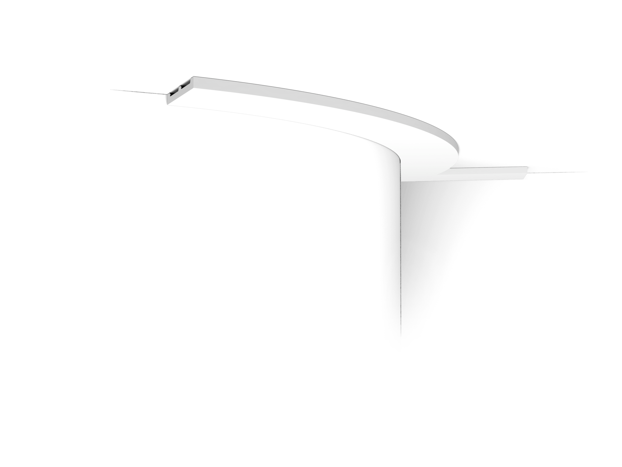 SX163F Grīdlīste Flex 200 x 1.3 x 10.2 cm