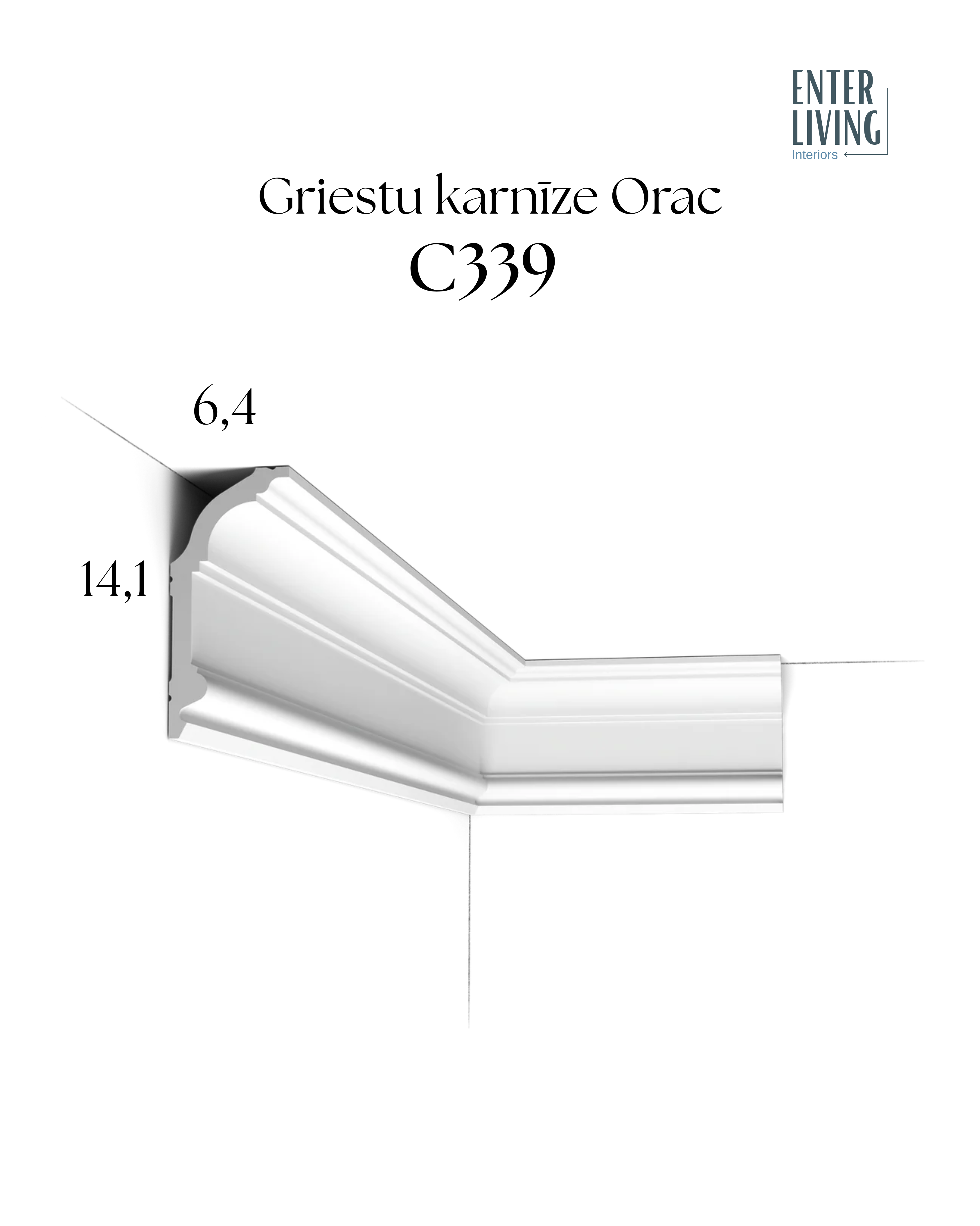 C339 Karnīze 200 x 6.4 x 14.1 cm