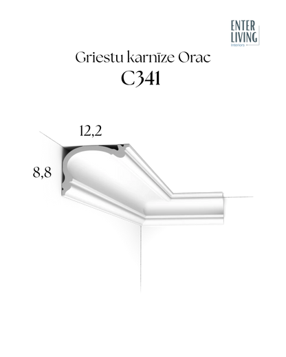C341 Karnīze 200 x 12.2 x 8.8 cm
