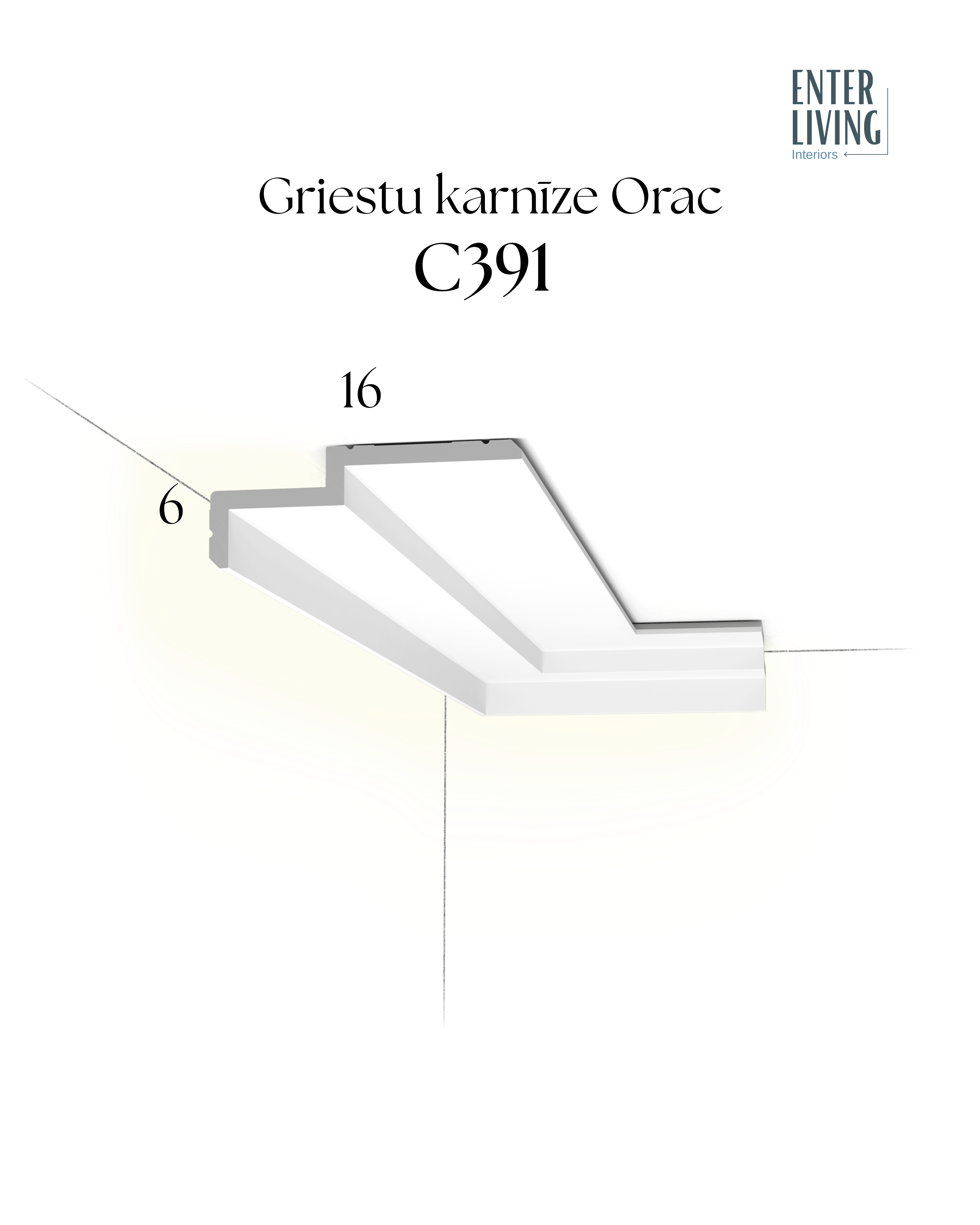 C391 Karnīze 200 x 16 x 6 cm