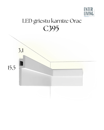C395 Karnīze 200 x 3.1 x 15.5 cm