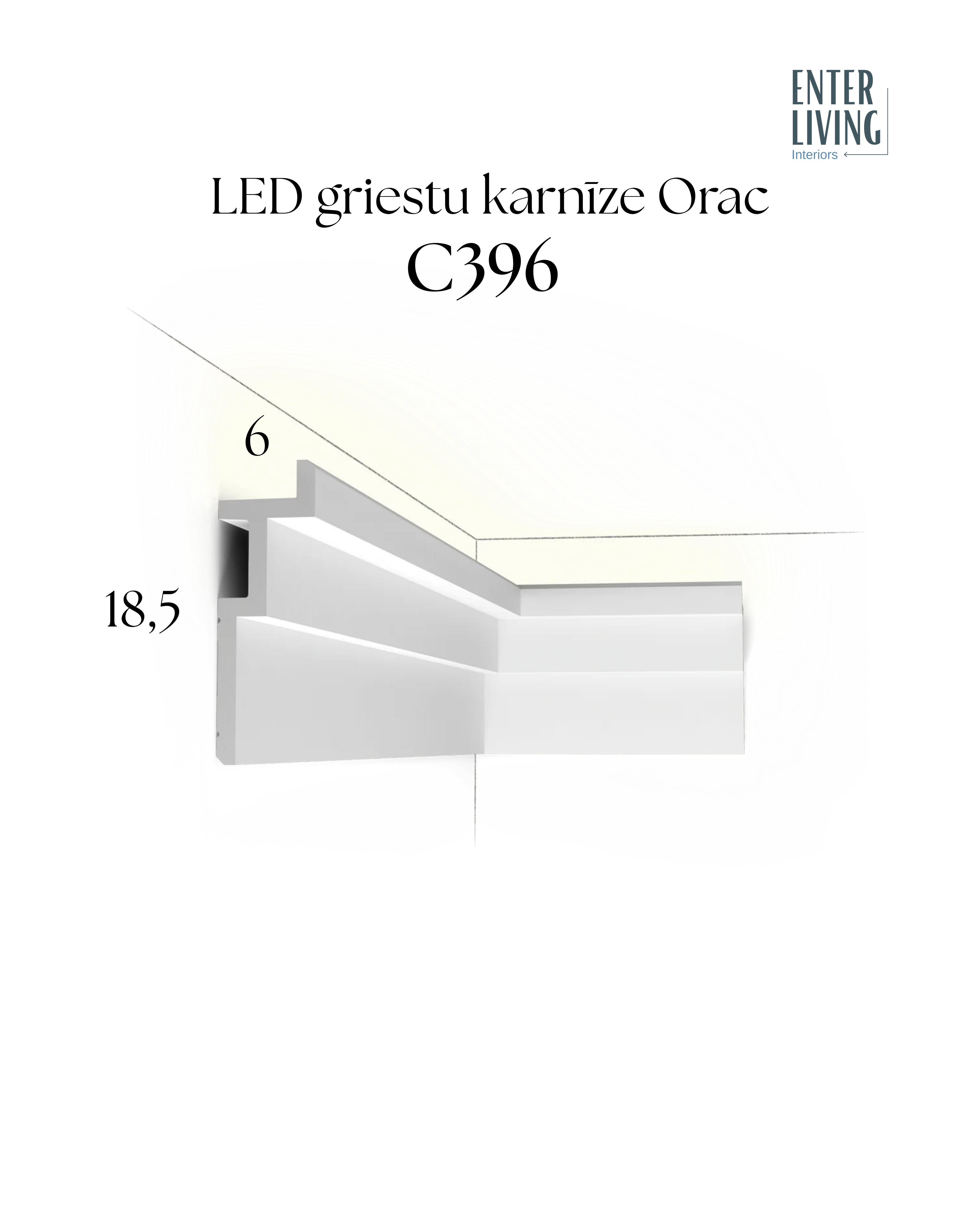 C396 Karnīze 200 x 6.1 x 18.5 cm