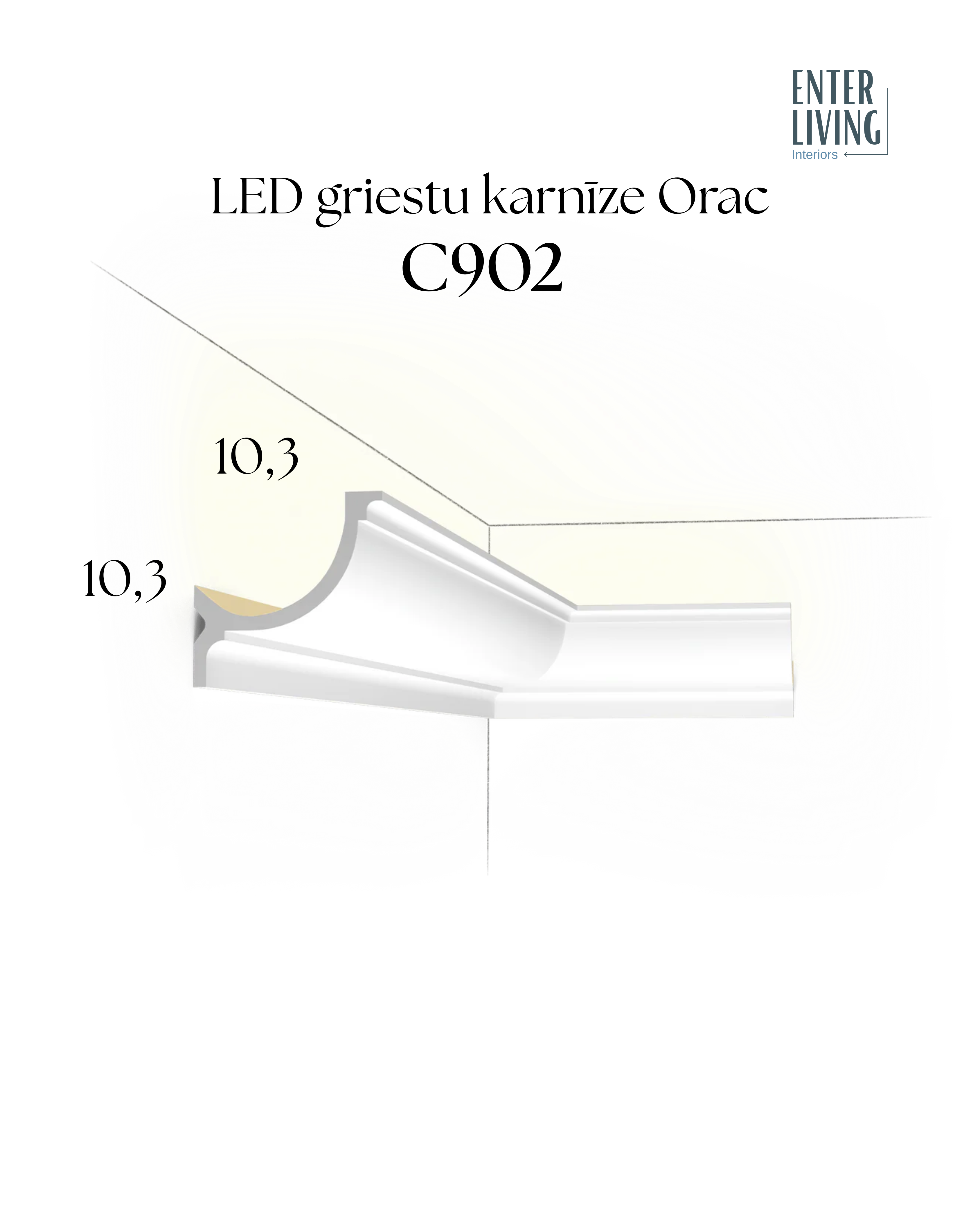 C902 Karnīze 200 x 10.3 x 10.3 cm