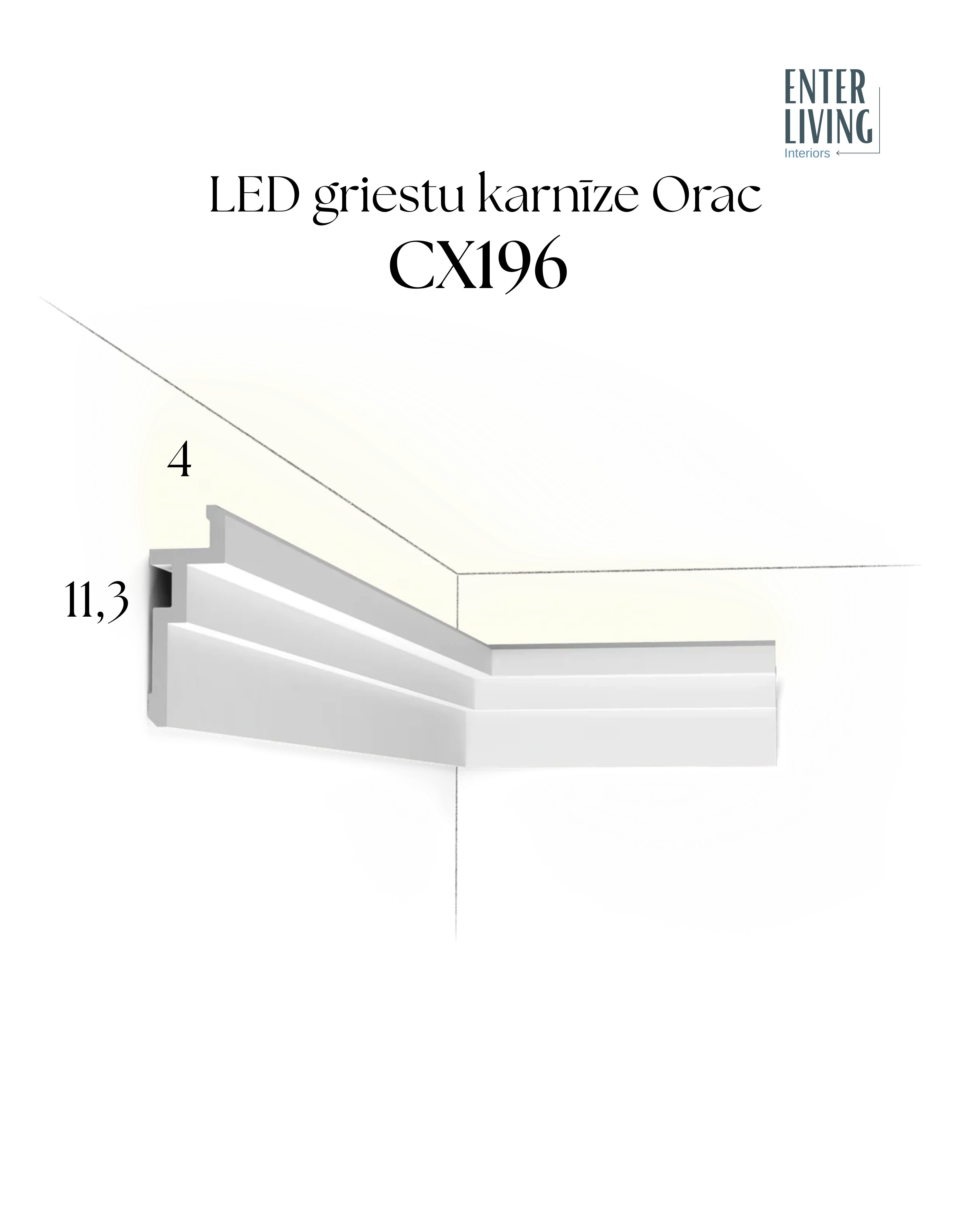 CX196 Karnīze 200 x 11.3 x 4 cm