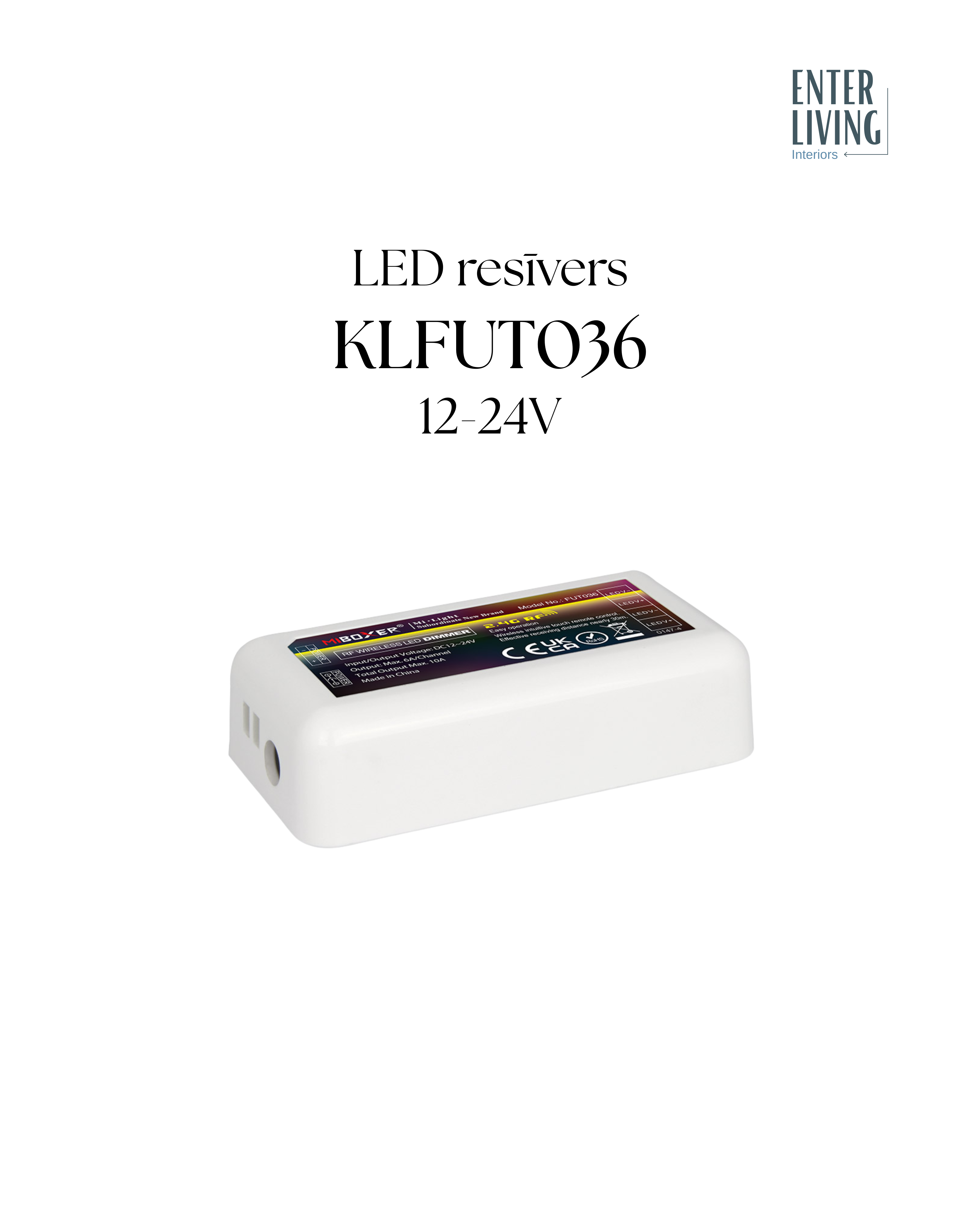 LED resīvers - Miboxer Controller Single 2.4GHz 10A 12-24V