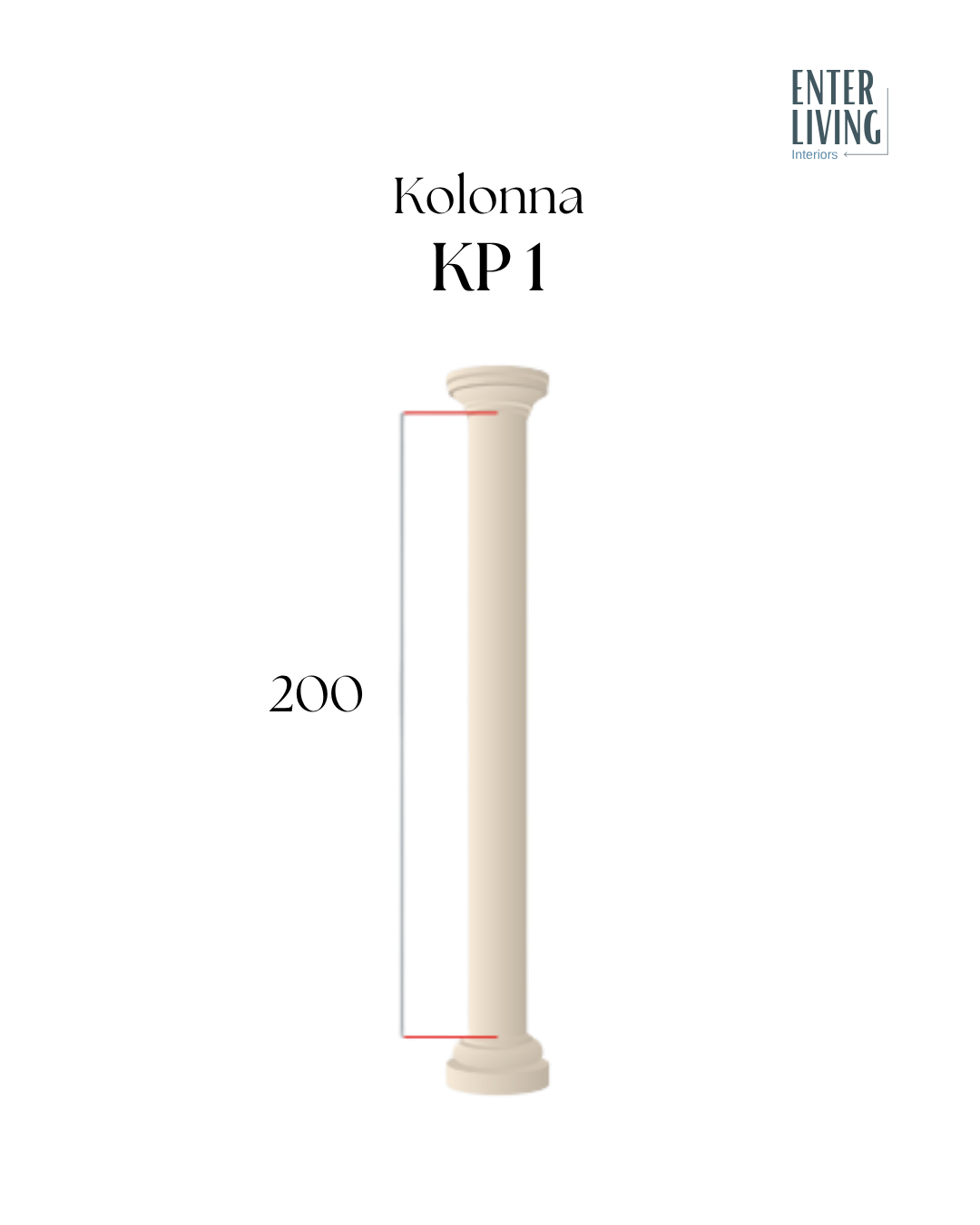 KP 1 Fasādes kolonna 200 x 30 cm