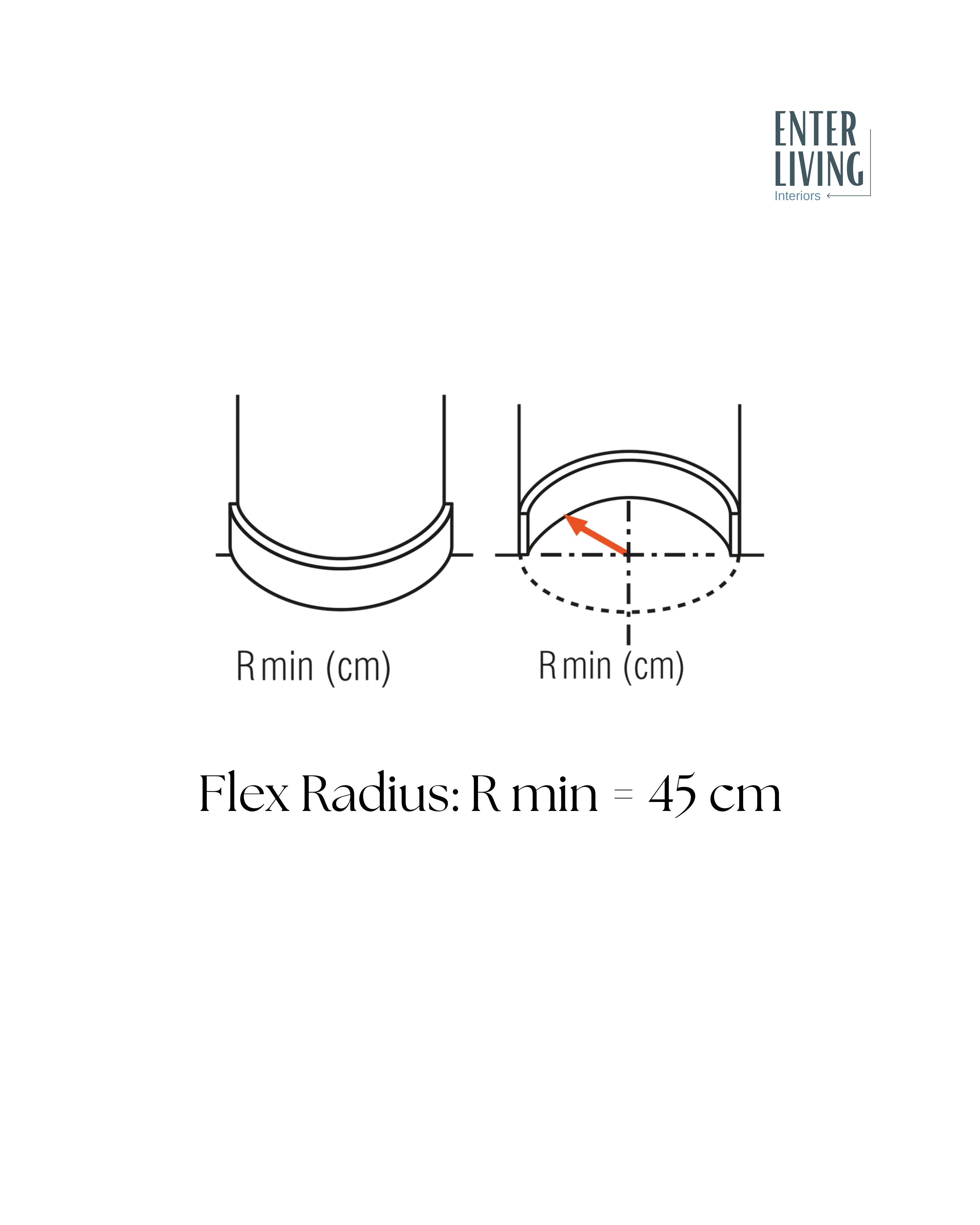 SX173F Grīdlīste Flex  200 x 1.6 x 10 cm