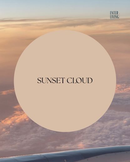 Interjera krāsa sunset cloud