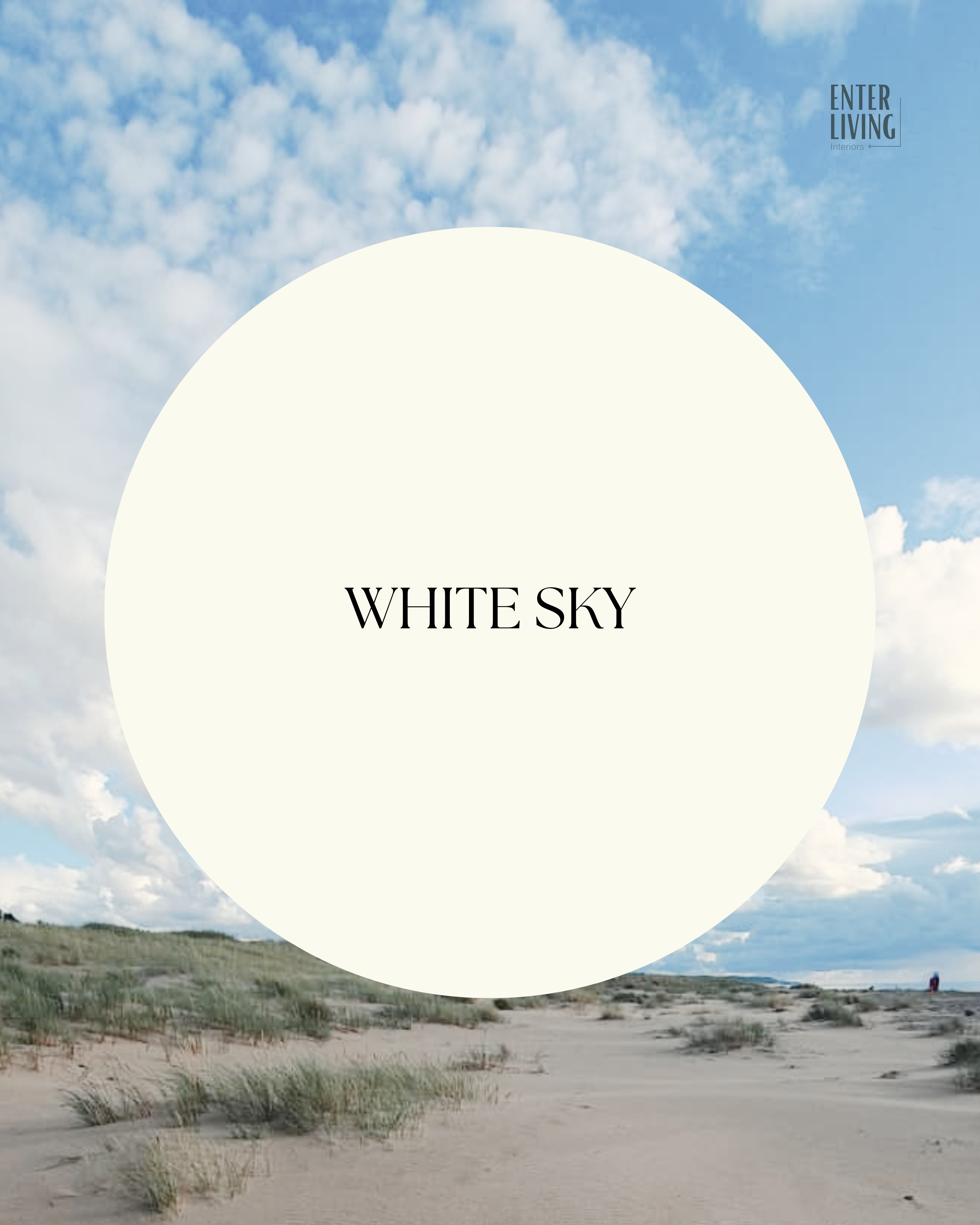 Interjera krāsa White sky