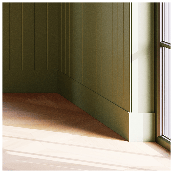 SX168 Grīdlīste 200 x 15.1 x 1.4 cm